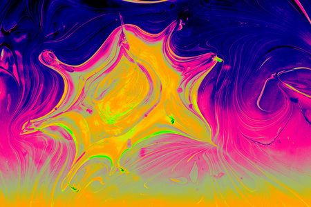 Grunge abstract paint patterns on colorful background