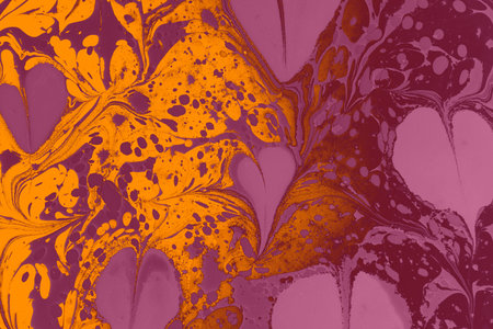 Abstract marbling pattern template  for fabric,  design. Heart, love, romantic concept