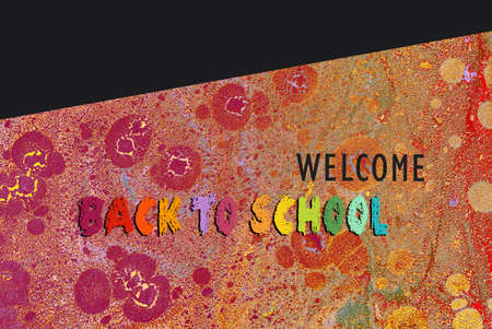 Back to school design template for invitation, promotion poster, bannerの写真素材