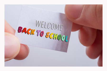 Back to school design template for invitation, promotion poster, bannerの写真素材