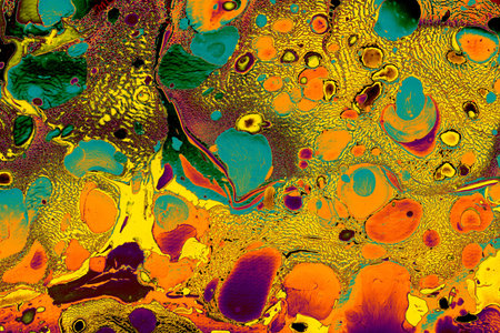 marbling art patterns as abstract colorful background