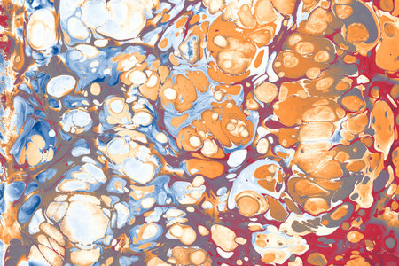 Abstract creative marbling pattern for fabric,  design background texture