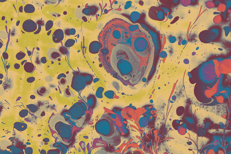 Abstract creative marbling pattern templat  for fabric,  design background texture