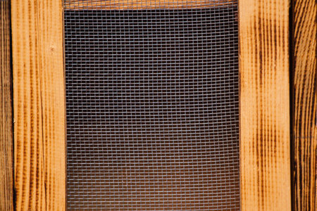 Metal grid texture background  with  abstract patternの写真素材