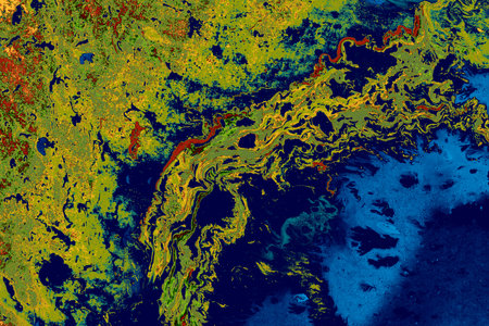 marbling art patterns as abstract colorful background