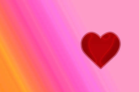 Valentines day card concept. Heart for Valentines Day Background.の写真素材