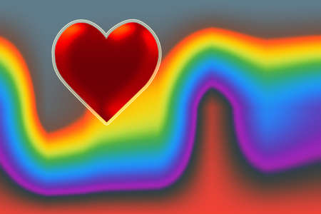 Valentines day card concept. Heart for Valentines Day Background.の写真素材