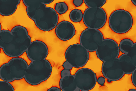 Shape of bacterial cell: cocci, bacilli, spirilla bacteria background