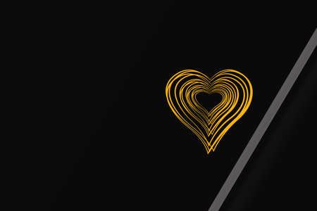 Valentines day card concept. Heart for Valentines Day Background.の写真素材