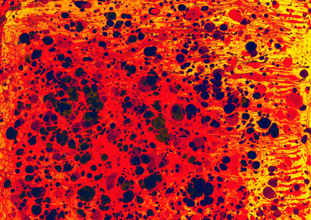 Creative ebru background with beautiful marbling texture abstract acrylic  waves.