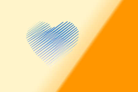 Valentines day card concept. Heart for Valentines Day Background.の写真素材