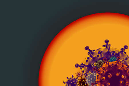 Stop spreading Corona virus global pandemic outbreakの写真素材