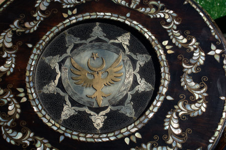 Ottoman style art Mother of Pearl inlays Exampleの写真素材