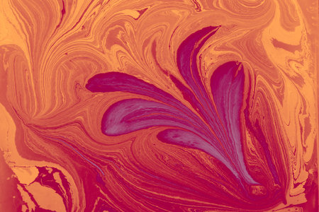 Abstract marbling floral pattern for fabric, tile design. background texture