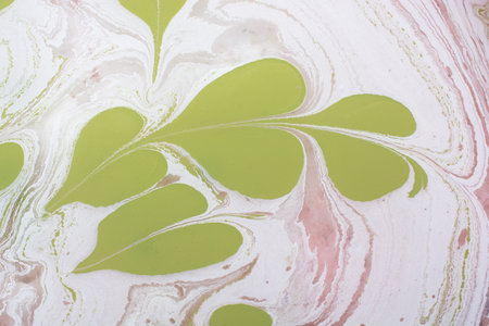 Abstract marbling floral pattern for fabric, tile design. background texture