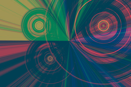 Modern background with circles. Abstract design for flyers banners and presentations, with space for...