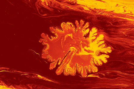 Abstract background of acrylic. Colourful rpaint dissolve