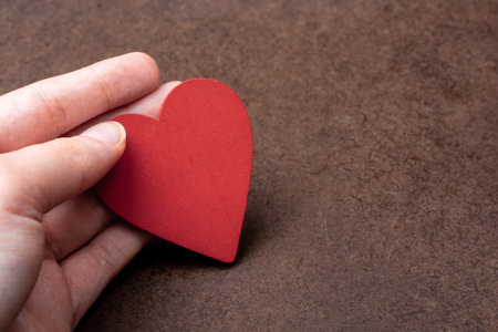 Heart shape icon as love icon and romance concept