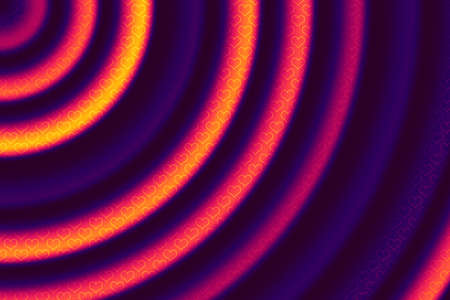 Hearts patterns template for greeting card or valentine s dayの写真素材