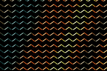 Zig zag lines banner templates set, gradient stripes texture backgrounds for cover layouts.