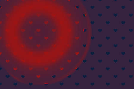 Hearts patterns template for greeting card or valentine s dayの写真素材