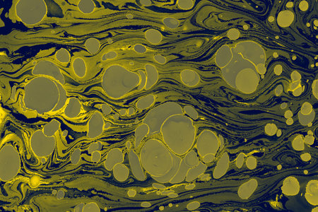 Abstract creative marbling pattern for fabric. Ebru marble effect surface pattern design for print
