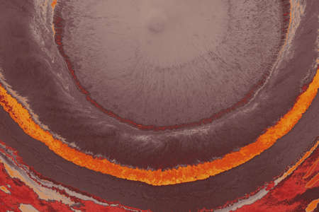 Abstract background of acrylic. Colourful rpaint dissolveの写真素材