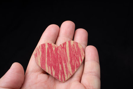 Heart shape icon as love icon and romance conceptの写真素材