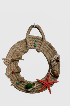 Natural materials of tropical starfish for travel concept