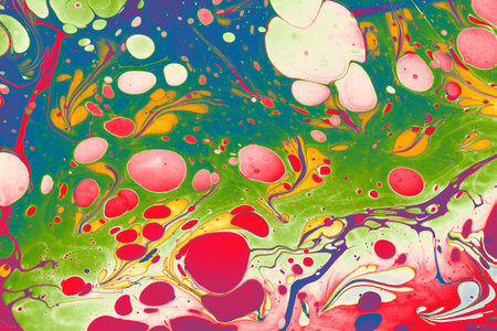 Abstract creative marbling pattern for fabric,  design background texture