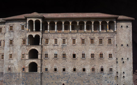 Sumela Monastry near Trabzon model in Miniaturk Museumのeditorial素材