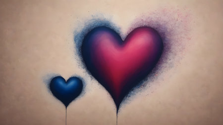 Love, Valentine's Day concepts. Love symbol, concept for Valentine's Day, wedding etc. Heart elements for love concept design. AI generated imageの素材