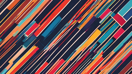 Abstract geometric background. Abstract Modern geometric linear Backgrounds. Abstract Backgrounds design. AI generated imageの素材