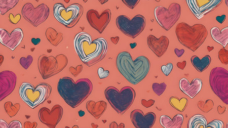 Love, Valentine's Day concepts. Love symbol, concept for Valentine's Day, wedding etc. Heart elements for love concept design. AI generated imageの素材