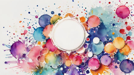 Artifical Intelligence generated creative Abstract watercolor background template . Abstract Modern Backgrounds. Abstract  Backgrounds design. AI generated imageの素材
