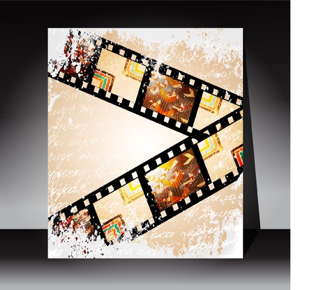 Film strip vector backgroundのイラスト素材