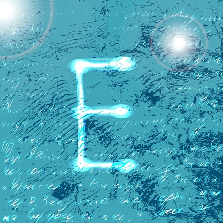 Neon numbersのイラスト素材