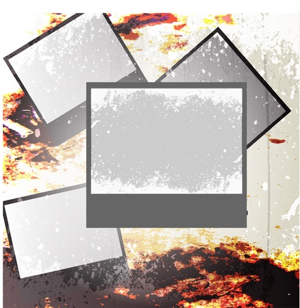 vector movie/photo film - illustration on gradient backgroundのイラスト素材