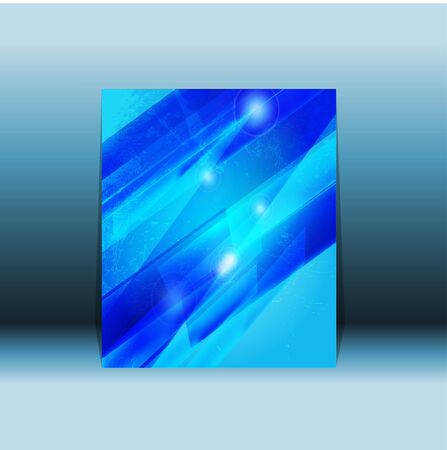 Presentation of flyer design content background. editable vector illustrationのイラスト素材