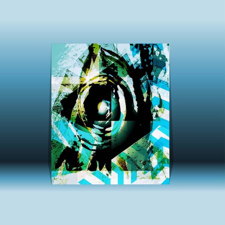 Presentation of flyer design content background. editable vector illustrationのイラスト素材