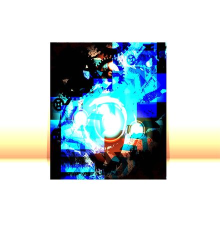 Presentation of flyer design content background. editable vector illustrationのイラスト素材