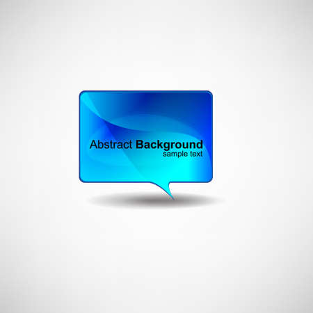 Abstract glossy speech bubble vector backgroundのイラスト素材