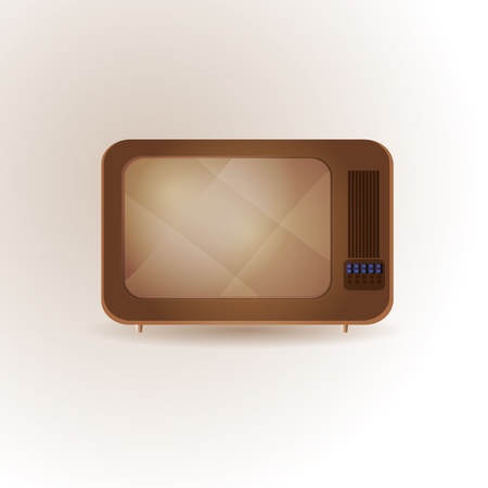 Retro TVのイラスト素材