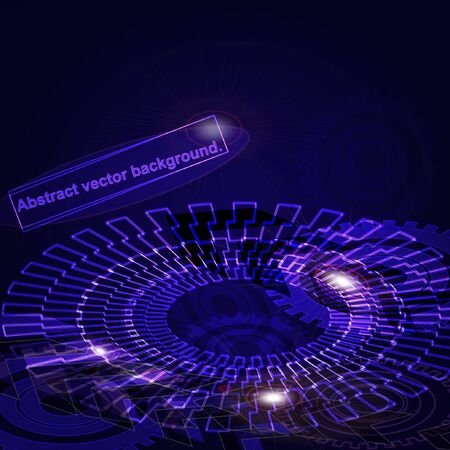 Abstract vector background. Creative dynamic element, shiny space illustrationのイラスト素材