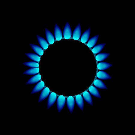 flames of gas