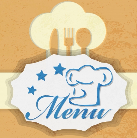restaurant menu designのイラスト素材