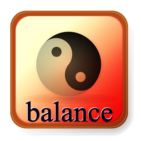 Ying yang symbol of harmony and balanceのイラスト素材