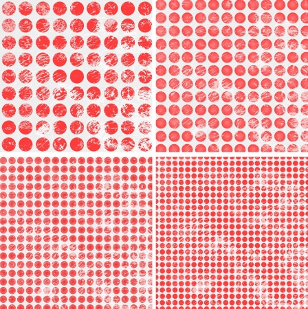 polka dot grunge patternのイラスト素材