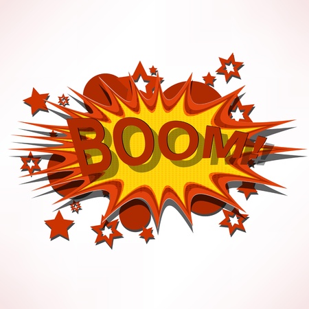 Boom. Comic book explosion.の写真素材