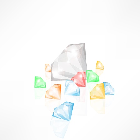 Different diamondsのイラスト素材